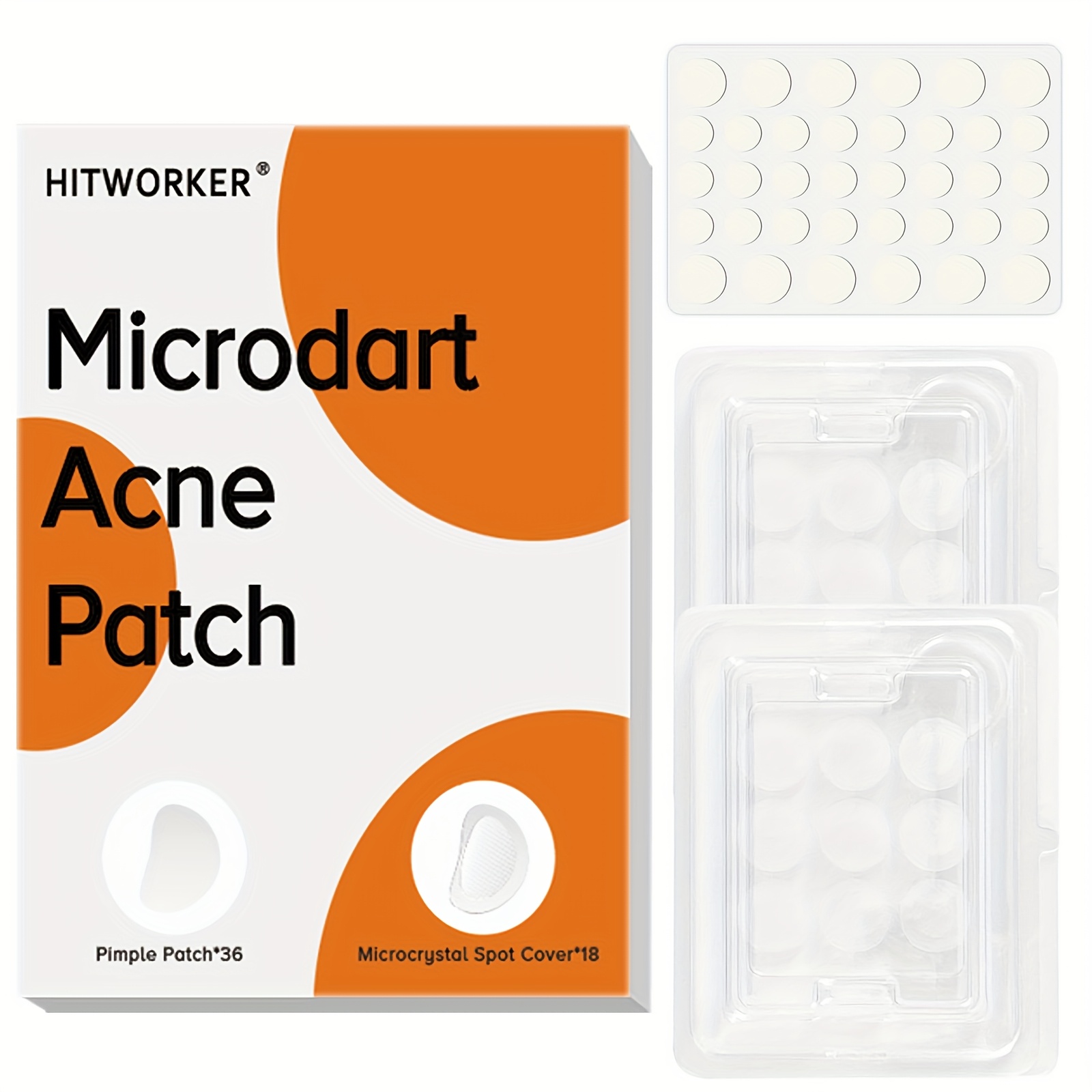 Skincare - 60 Cerotti per Brufoli con Microcristalli,