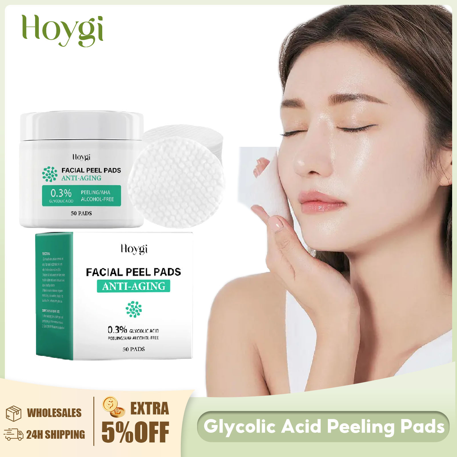 Salicylic Acid Blackhead Remover - Dischetti di cotone all'acido salicilico Ridurre