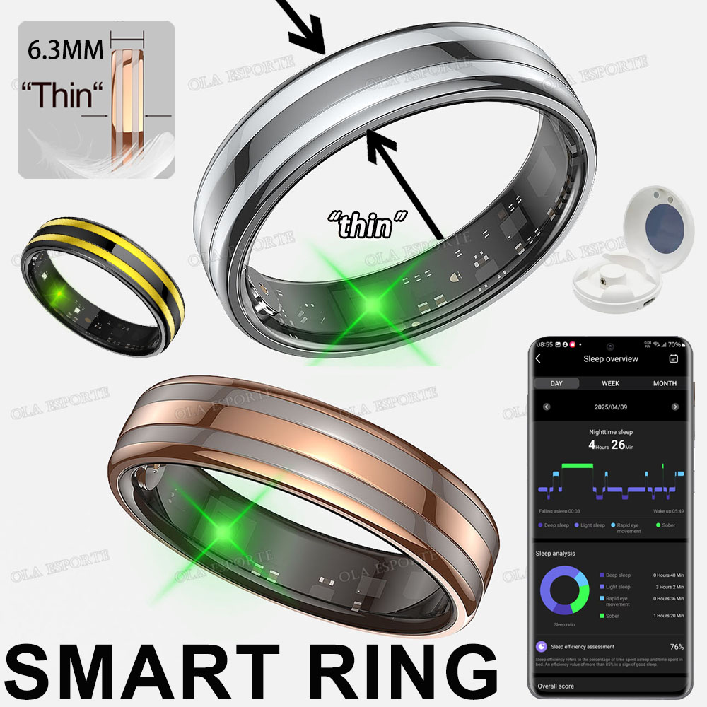Health Monitors - Nuovo Anello Intelligente R12 con Monitoraggio