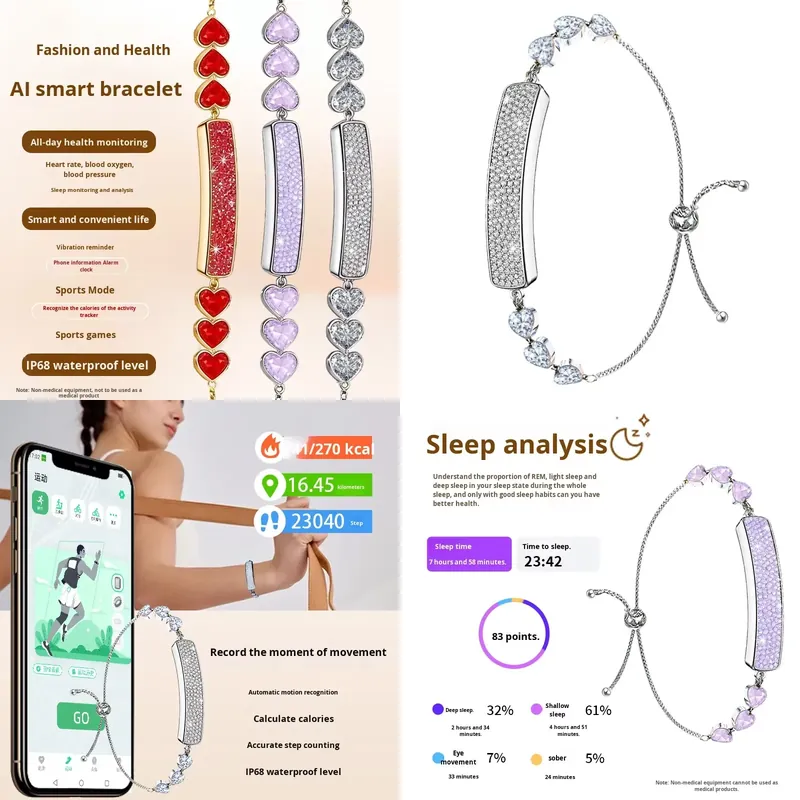 Nuovo Braccialetto Intelligent - Health Monitors recensione e prezzo