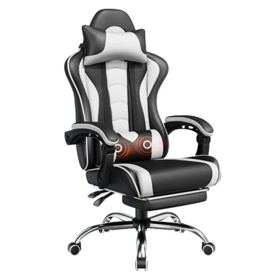 Sedia da gaming con poggiapied - Massage recensione e prezzo