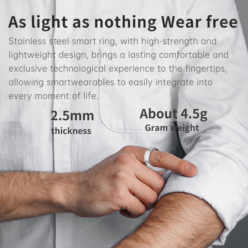 Anello Intelligente in Acciaio - Health Monitors recensione e prezzo