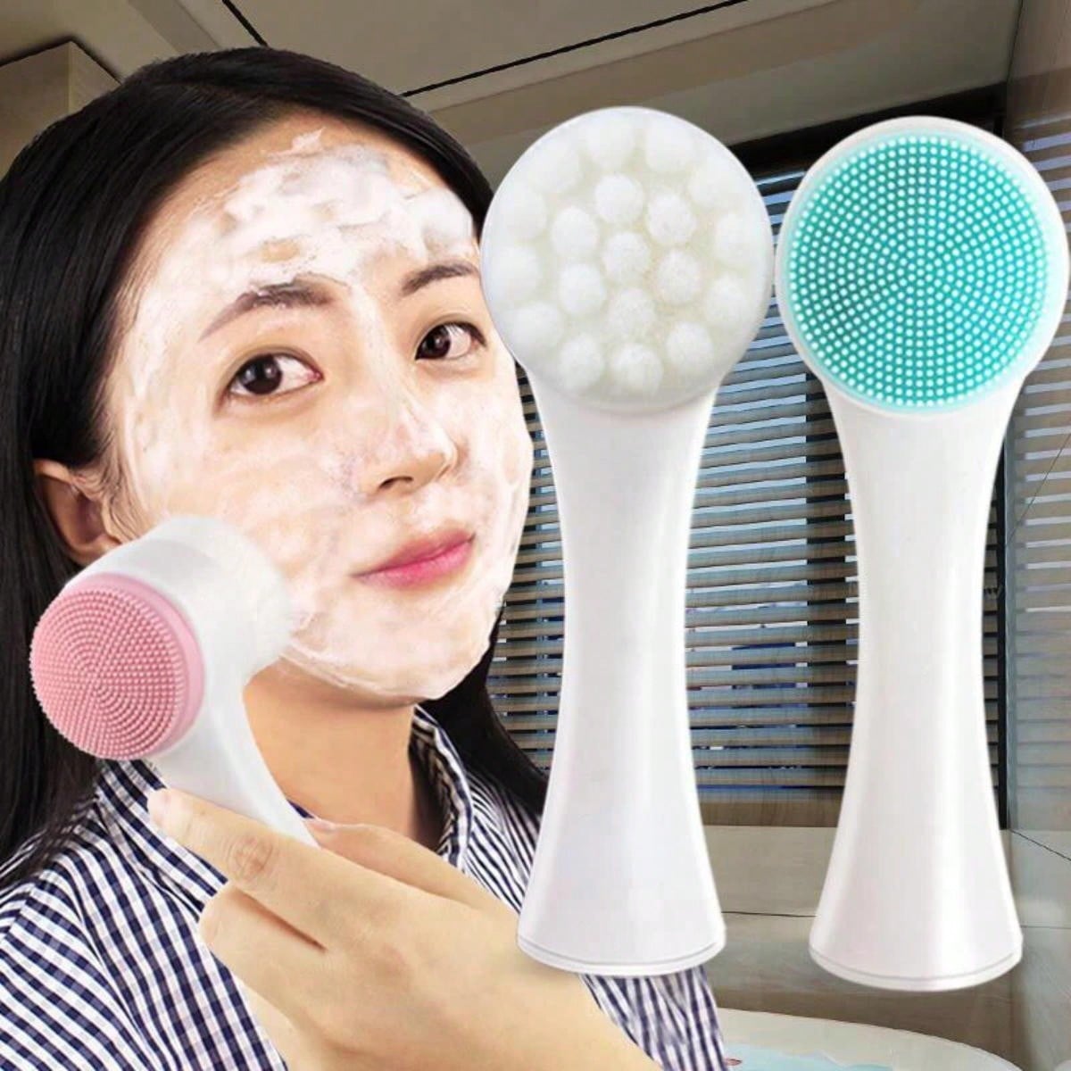 Detergente per il viso a doppi - Silicone Face Scrubber Electric recensione e prezzo
